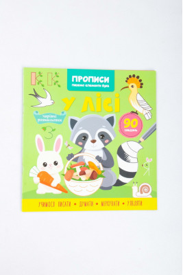 Прописи, 16 сторінок, "Пишемо елементи букв", Кристал Бук